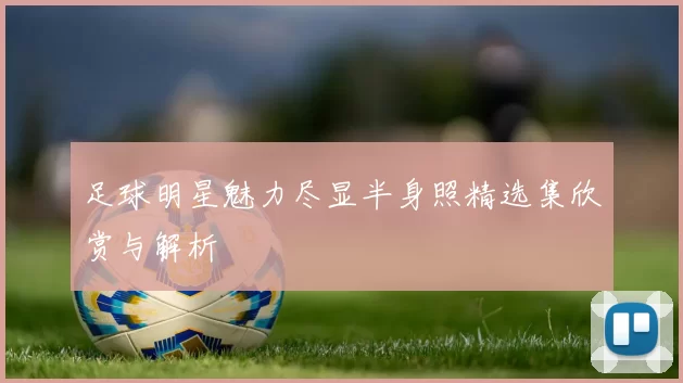 足球明星魅力尽显半身照精选集欣赏与解析
